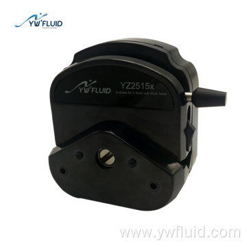 Peristaltic pump head with strong chemical resistance